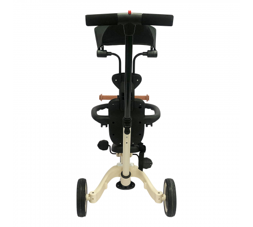 Детский беговел-велосипед 8в1 с крышей и ручкой, бежевый - TR010-BEIGE