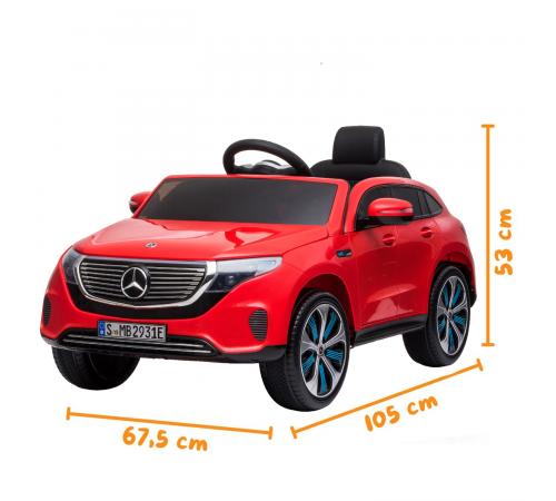 Детский электромобиль Mercedes EQC 400 6V 2WD - HL378-RED