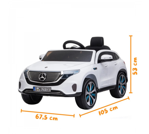 Детский электромобиль Mercedes EQC 400 6V 2WD - HL378-WHITE