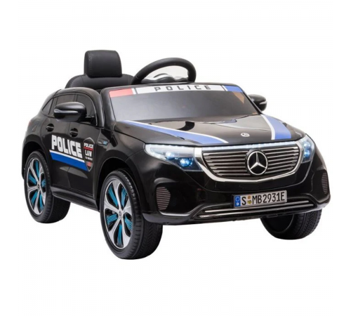 Детский электромобиль Mercedes Police EQC 400 12V 2WD - HL378-BLACK