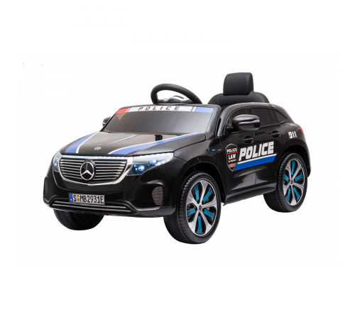 Детский электромобиль Mercedes Police EQC 400 12V 2WD - HL378-BLACK