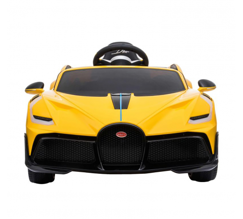 Детский электромобиль Bugatti Divo (желтый лак, 12V) - HL338