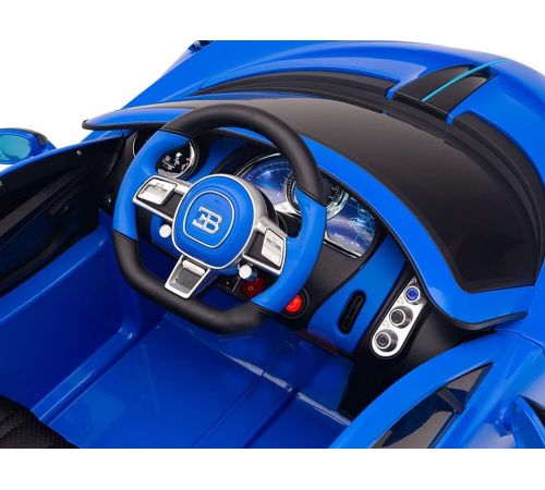 Детский электромобиль Bugatti Divo (синий, 12V) - HL338