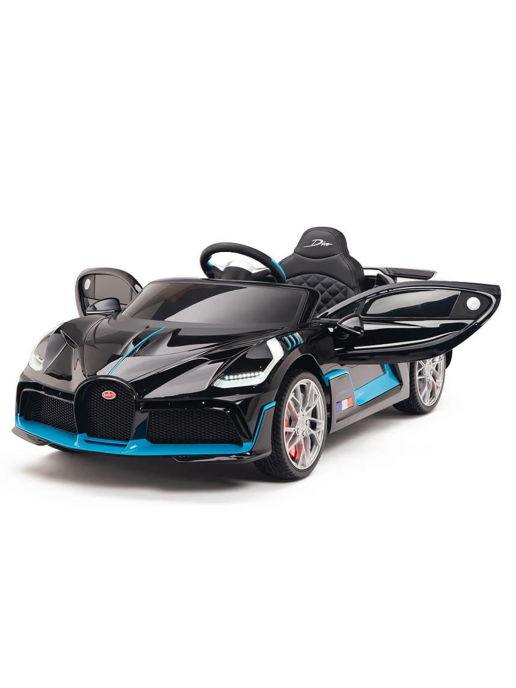 Детский электромобиль Bugatti Divo (черный, 12V) - HL338
