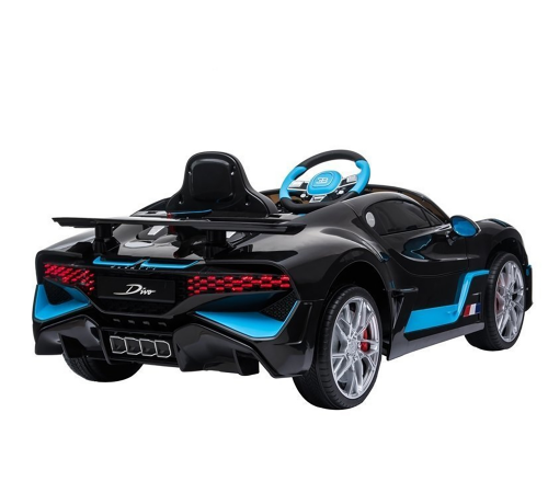 Детский электромобиль Bugatti Divo (черный, 12V) - HL338