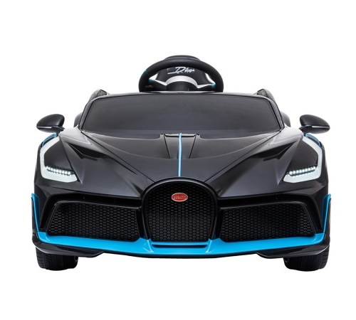 Детский электромобиль Bugatti Divo (черный, 12V) - HL338