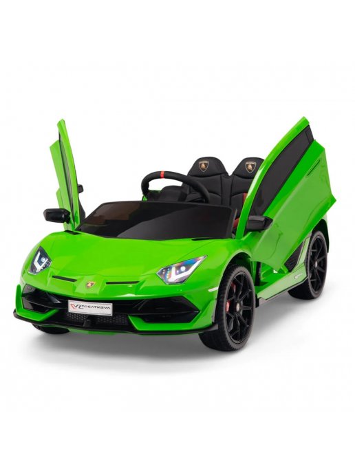 Детский электромобиль Lamborghini SVJ (зеленый, 12V) - HL328