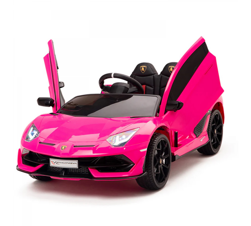 Детский электромобиль Lamborghini SVJ (розовый, 12V) - HL328