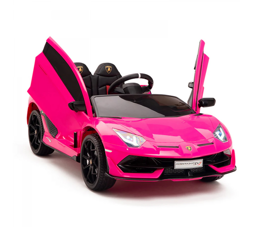 Детский электромобиль Lamborghini SVJ (розовый, 12V) - HL328