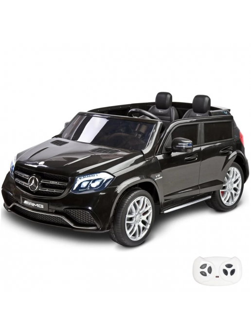 Электромобиль Mercedes Benz GLS63 (черный лак, 4WD, 12V) - HL228
