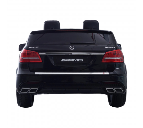 Электромобиль Mercedes Benz GLS63 (черный лак, 4WD, 12V) - HL228