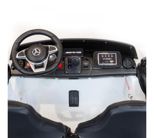 Электромобиль Mercedes-Benz GT R (белый, 4WD, 12V) - HL289-WHITE