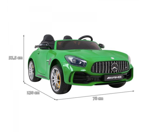 Электромобиль Mercedes-Benz GT R (зеленый, 4WD, 12V) - HL289-GREEN