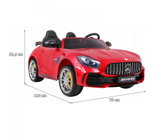 Электромобиль Mercedes-Benz GT R (красный, 4WD, 12V) - HL289-RED