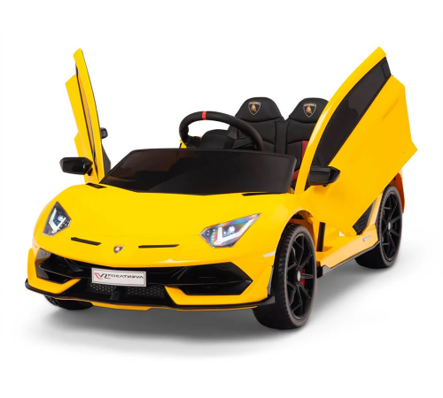 Детский электромобиль Lamborghini SVJ (желтый, 12V) - HL328