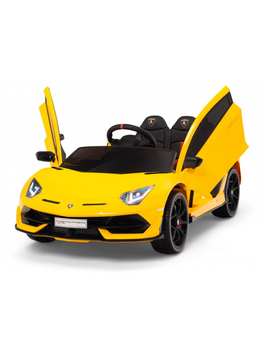 Детский электромобиль Lamborghini SVJ (желтый, 12V) - HL328