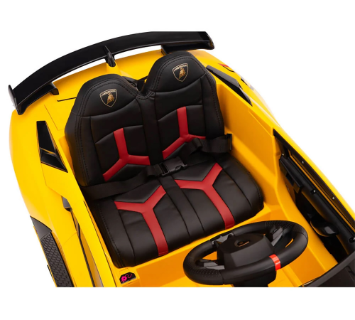 Детский электромобиль Lamborghini SVJ (желтый, 12V) - HL328