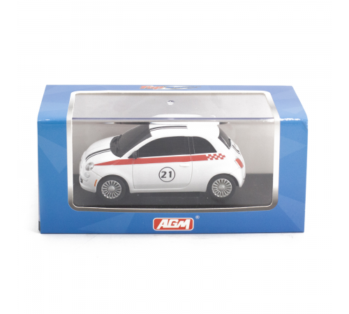 Машинка FIAT 500 для автотрека 1:43 - TR-C23