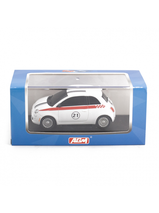 Машинка FIAT 500 для автотрека 1:43 - TR-C23