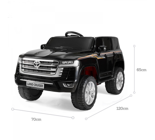 Детский электромобиль Toyota Land Cruiser 24V 4WD - LC-300-BLACK