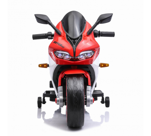 Детский электромотоцикл Ducati (12V, EVA, ручка газа, спидометр) - FT-821-RED-WHITE