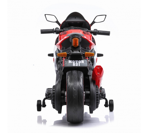 Детский электромотоцикл Ducati (12V, EVA, ручка газа, спидометр) - FT-821-RED-WHITE
