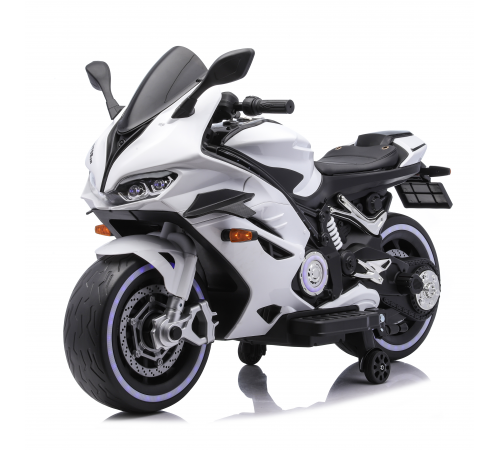 Детский электромотоцикл Ducati (12V, EVA, ручка газа, спидометр) - FT-821-WHITE
