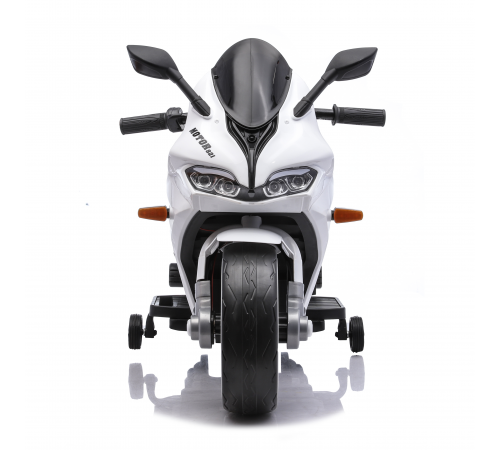 Детский электромотоцикл Ducati (12V, EVA, ручка газа, спидометр) - FT-821-WHITE