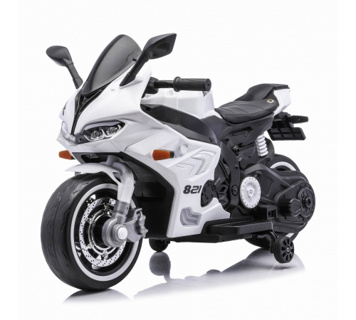 Детский электромотоцикл Ducati (12V, EVA, ручка газа, спидометр) - FT-821-WHITE