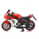 Детский электромотоцикл Ducati (12V, EVA, ручка газа, спидометр) - FT-921-RED-WHITE