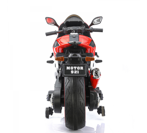 Детский электромотоцикл Ducati (12V, EVA, ручка газа, спидометр) - FT-921-RED-WHITE