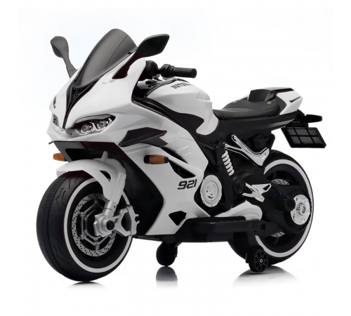 Детский электромотоцикл Ducati (12V, EVA, ручка газа, спидометр) - FT-921-WHITE