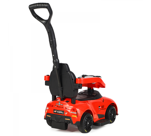 Электромобиль каталка 3in1 Toyota GR SUPRA GT4 (6V, EVA, ручка, пульт) - SMT-519B-RED