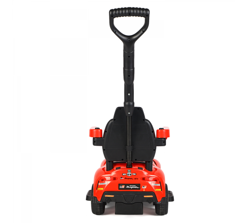 Электромобиль каталка 3in1 Toyota GR SUPRA GT4 (6V, EVA, ручка, пульт) - SMT-519B-RED