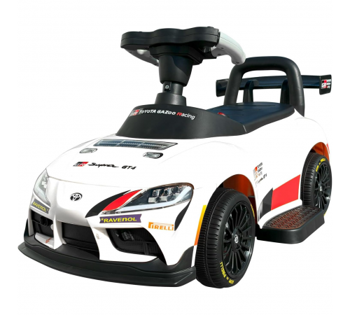 Электромобиль каталка Toyota GR SUPRA GT4 (6V, EVA, пульт) - SMT-519-WHITE