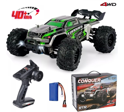 Радиоуправляемый внедорожник Conquer 4WD 1:16 - SCY-16102-GREEN