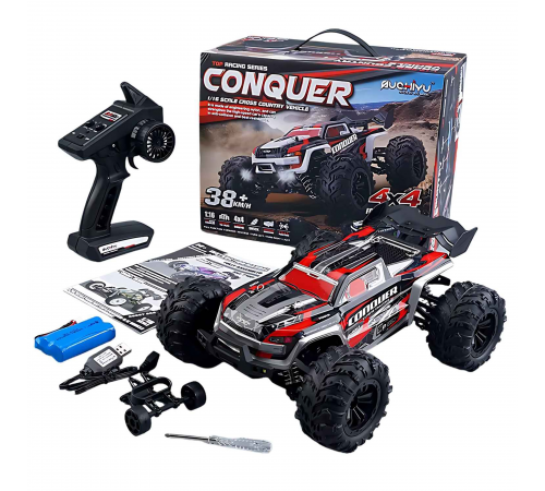 Радиоуправляемый внедорожник Conquer 4WD 1:16 - SCY-16102-RED