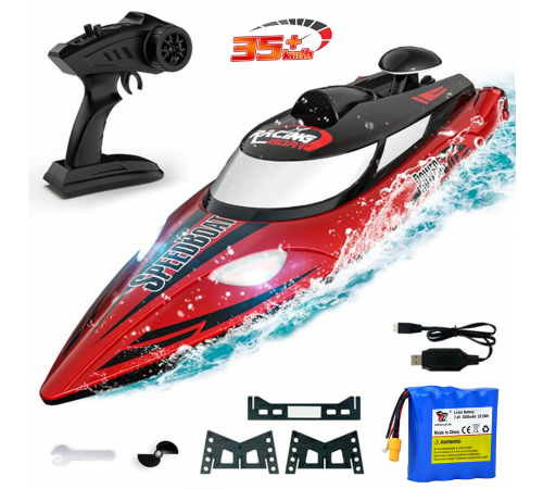 Радиоуправляемый катер (47 см, 35 км/ч, акб 3000 mAh) - HJ810B-A2