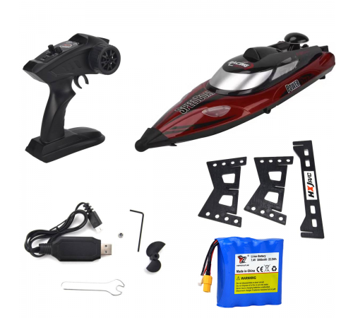 Радиоуправляемый катер (47 см, 35 км/ч, акб 3000 mAh) - HJ810B-A2
