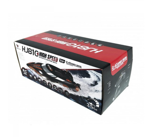 Радиоуправляемый катер (47 см, 35 км/ч, акб 3000 mAh) - HJ810B-A2