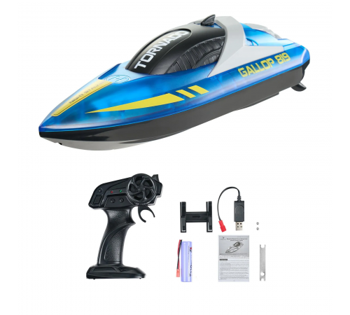 Радиоуправляемый катер Gallop (25 см, 15 км/ч) - HJ819-BLUE