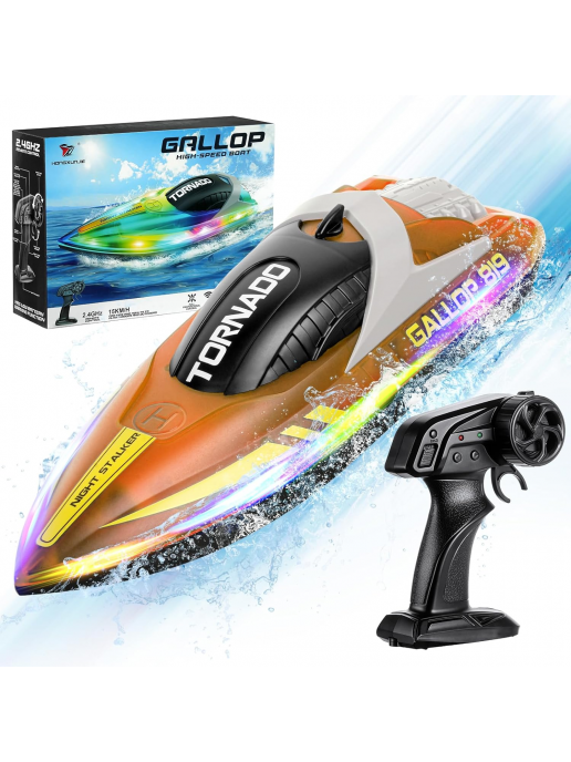 Радиоуправляемый катер Gallop (25 см, 15 км/ч) - HJ819-ORANGE