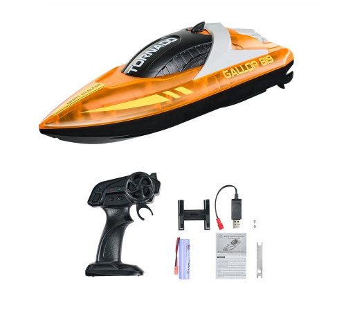 Радиоуправляемый катер Gallop (25 см, 15 км/ч) - HJ819-ORANGE