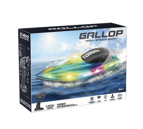 Радиоуправляемый катер Gallop (25 см, 15 км/ч) - HJ819-ORANGE