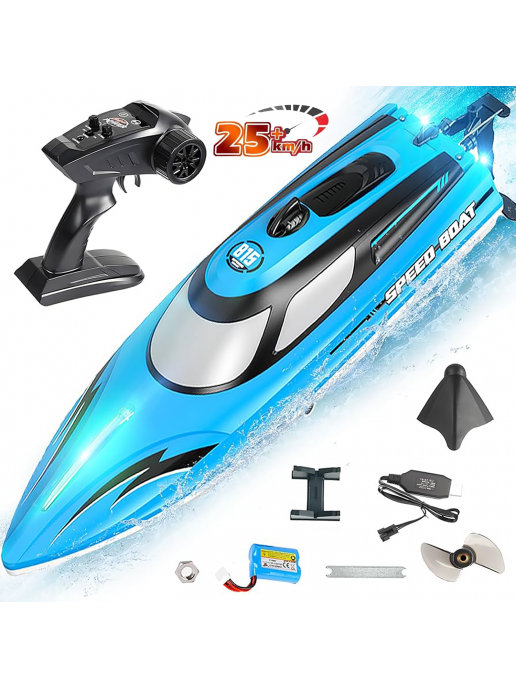 Радиоуправляемый катер SET SAIL (36 см, 25 км/ч) - HJ815-BLUE