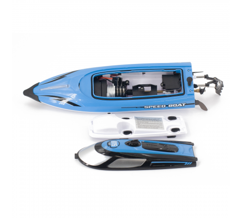 Радиоуправляемый катер SET SAIL (36 см, 25 км/ч) - HJ815-BLUE