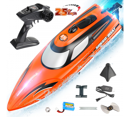Радиоуправляемый катер SET SAIL (36 см, 25 км/ч) - HJ815-ORANGE