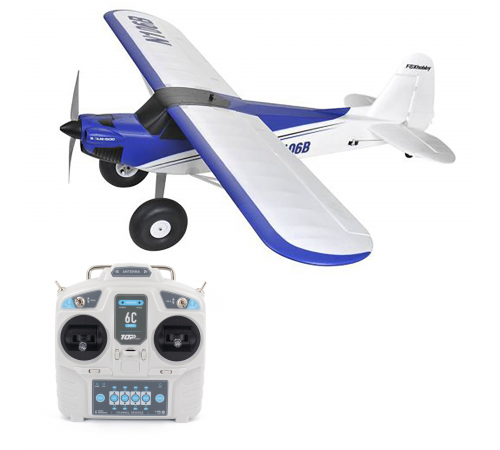 Радиоуправляемый самолет S Cub 1500mm Blue RTF + Flight Controller - TOP127E