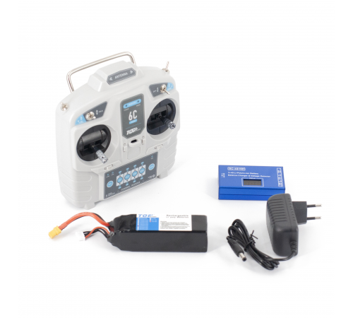 Радиоуправляемый самолет S Cub 1500mm Blue RTF + Flight Controller - TOP127E