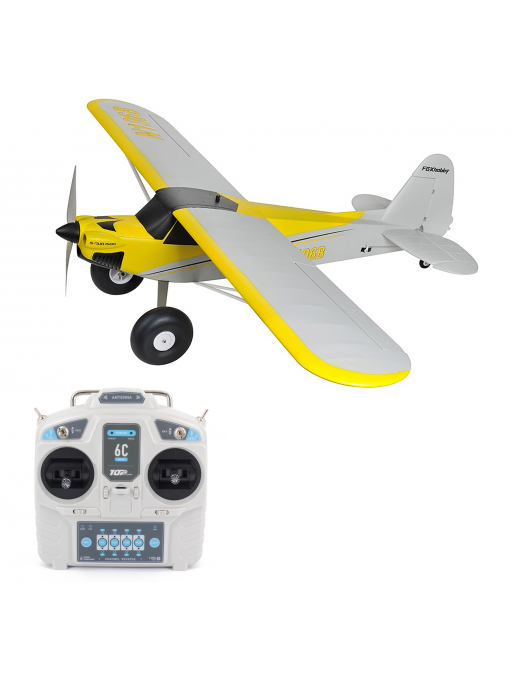 Радиоуправляемый самолет S Cub 1500mm Yellow RTF + Flight Controller - TOP126E